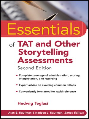 cover image of Essentials of TAT and Other Storytelling Assessments